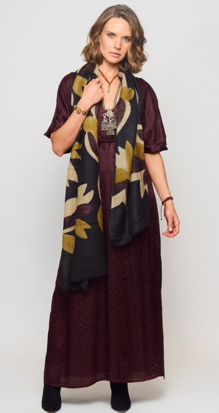 Vestido New Glow Wine
