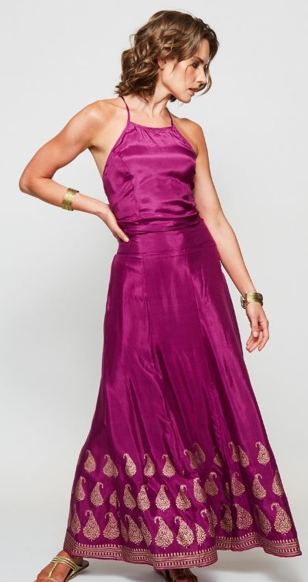 FALDA KALI BLOCK PURPLE