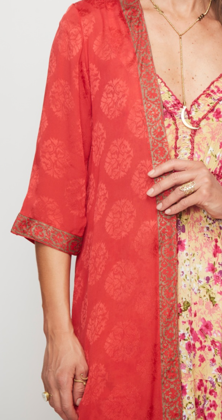 Kimono Block Coral