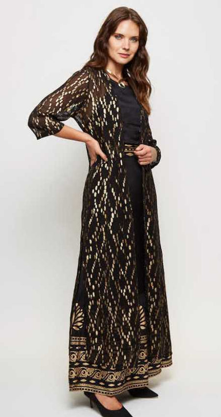 KIMONO ROYAL GOLDEN BLACK