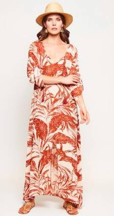 TUNICA NEW CONI BROWN LEAVES