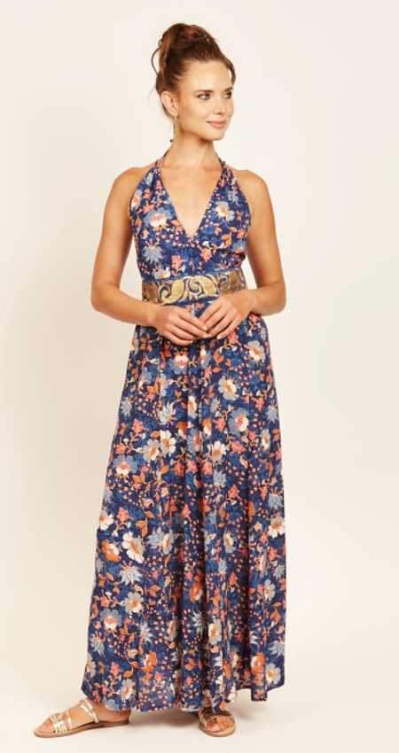 VESTIDO LACE BLUE SPRING
