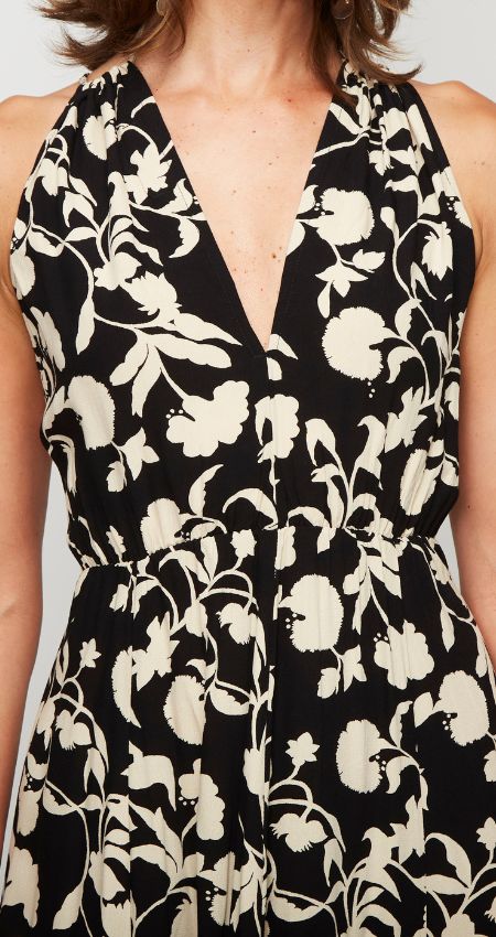 Vestido Lace Black Cotton