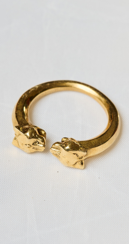 Anillo Two Tiger Gold