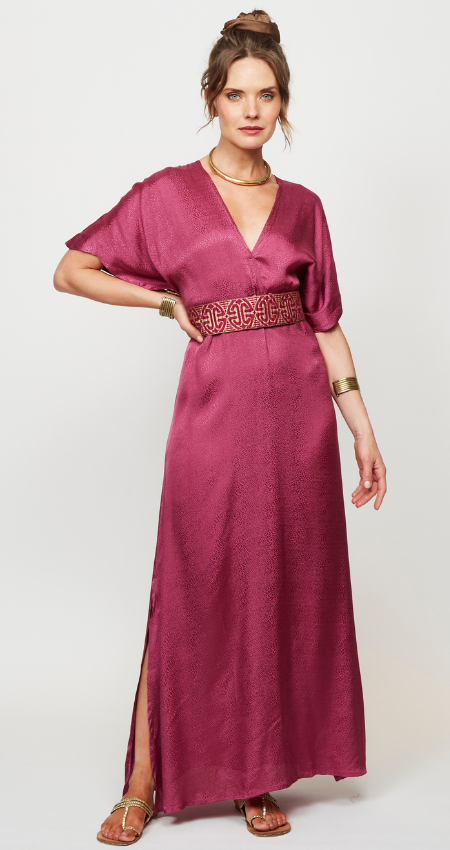 VESTIDO NEW GLOW PURPLE PITON