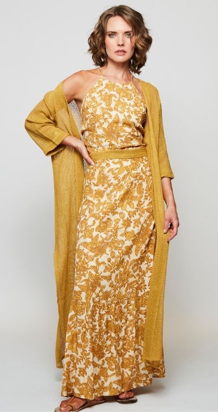 KIMONO HL MUSTARD