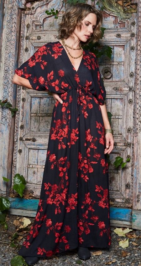 VESTIDO DREAMS RED ROSES