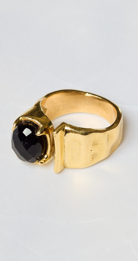 Anillo Big Stone Hammer Black
