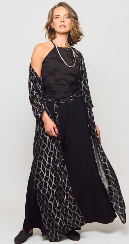 Kimono Royal Silver Square