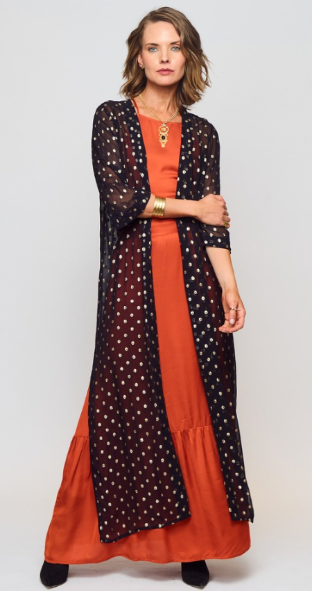 Kimono Royal Blue Circle