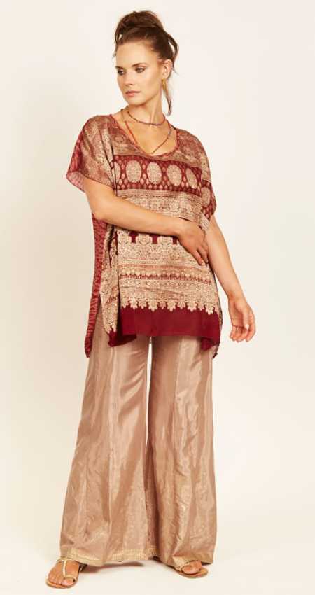 Pantalón Block Gold Bronze Alika - S