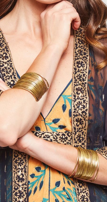 BRAZALETE RUSTIK GOLD