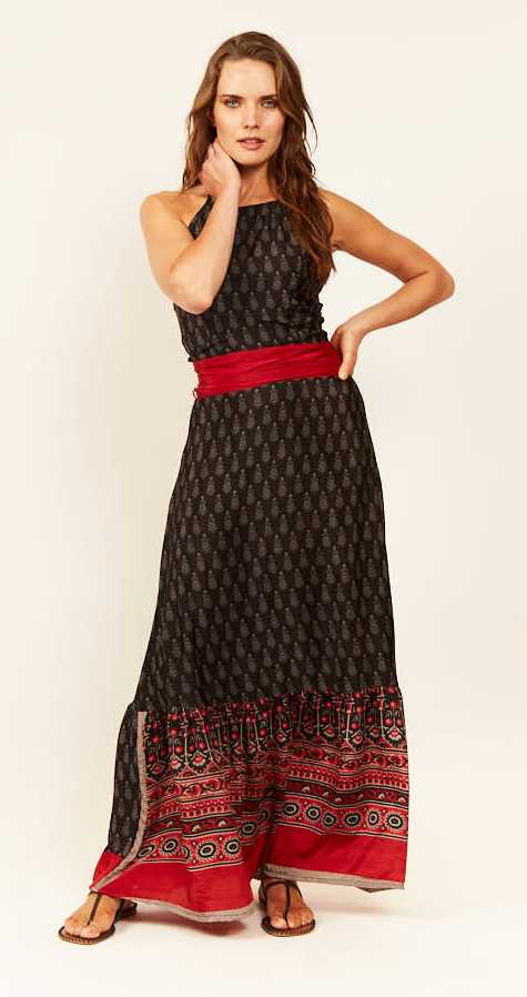 CONJUNTO RUFFLE BLACK SNOW