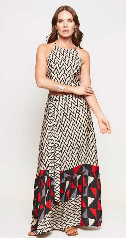 CONJUNTO RUFFLE COLOR ETHNIC