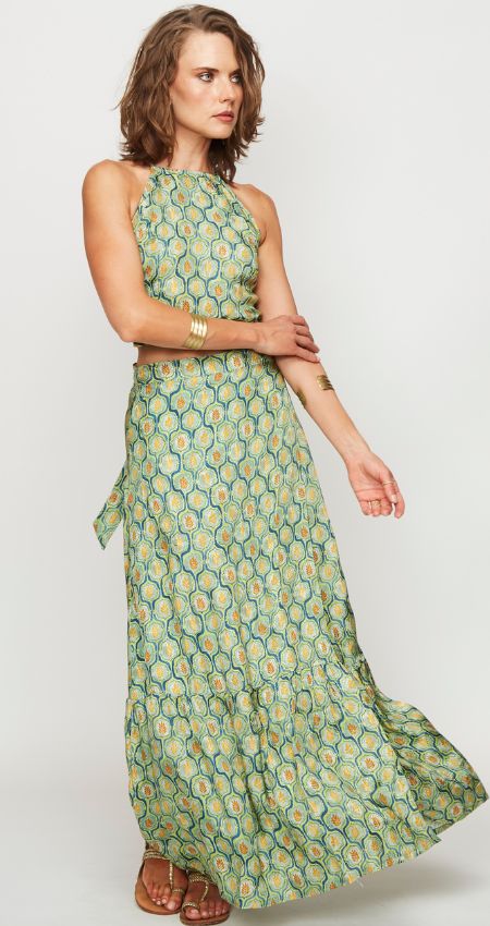 Conjunto Royal Aqua Print