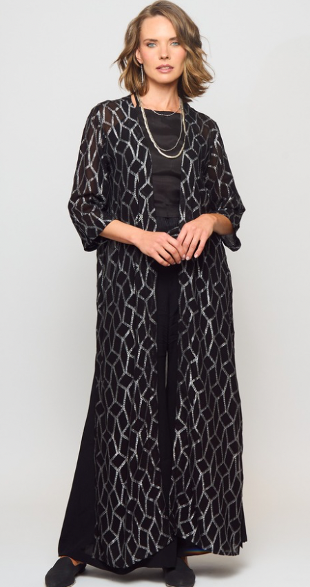 Kimono Royal Silver Square