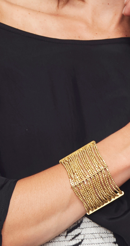Pulsera Loom Gold