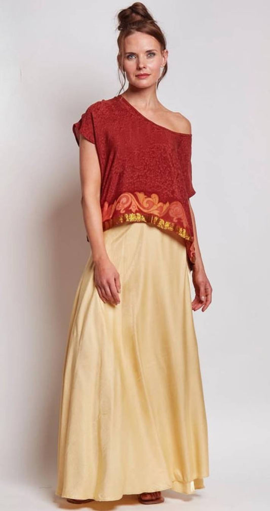 FALDA SHIMMER GOLD