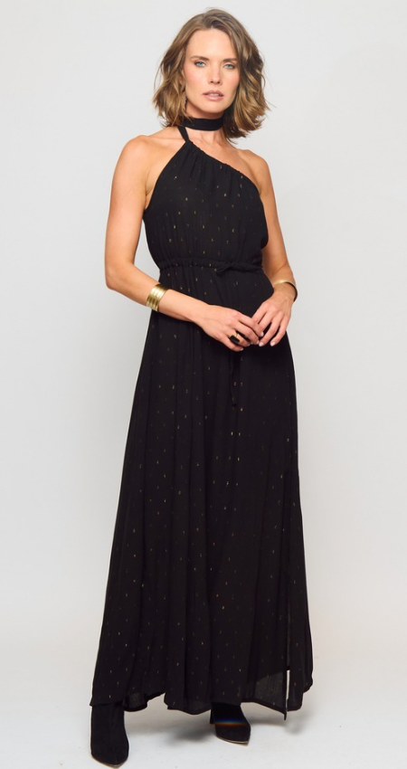 Vestido Toscano Black Circle