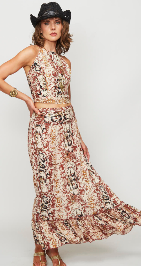 Falda Sevilla Brown Snake