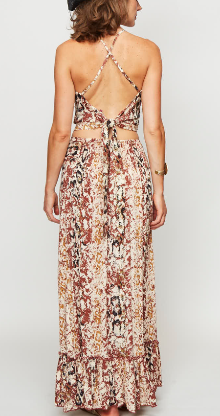 Falda Sevilla Brown Snake