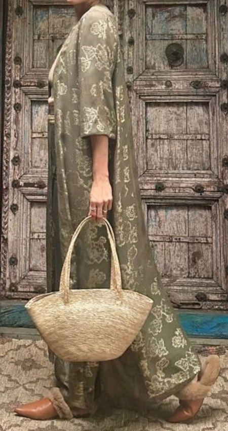 Kimono Royal Green & Gold
