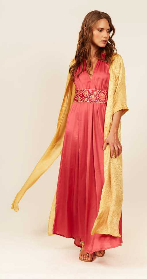VESTIDO LACE PLAIN BRONZE