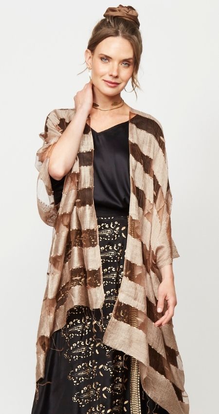 MANTA SEDA BEIGE