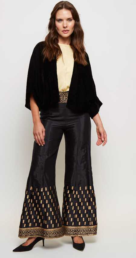 PANTALÓN BLOCK GOLD BLACK STICK - S