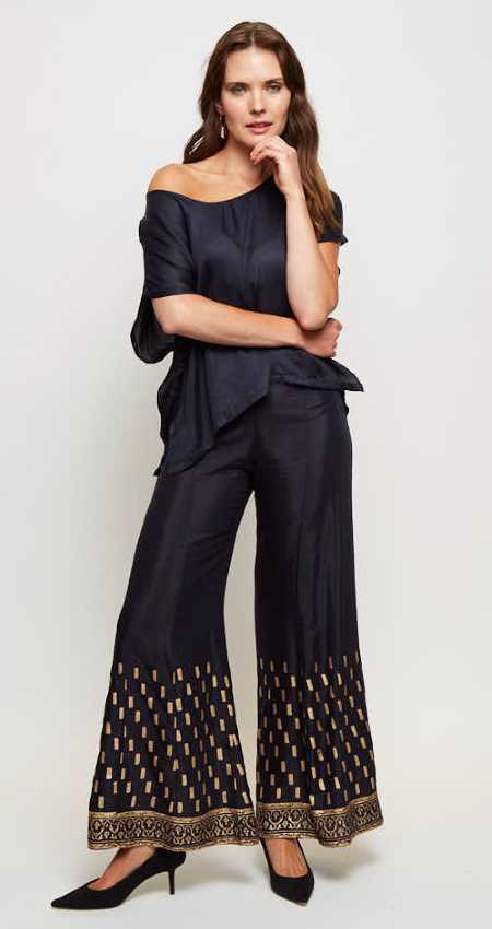 PANTALÓN BLOCK GOLD MARINE STICK - S
