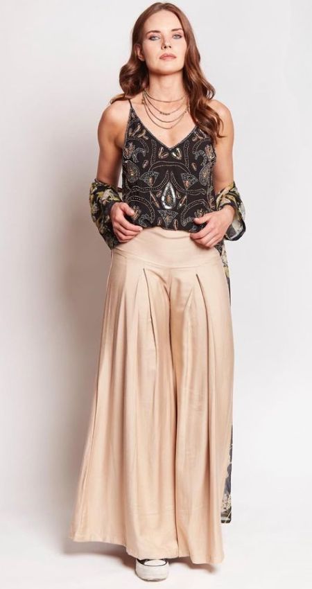 PANTALON PINZA GLAM GOLD