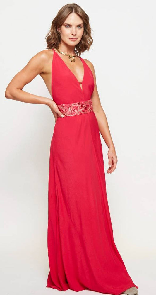 VESTIDO NEW SHIMMER FUCSIA