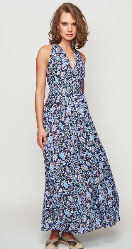 Vestido Lace Blue Spring