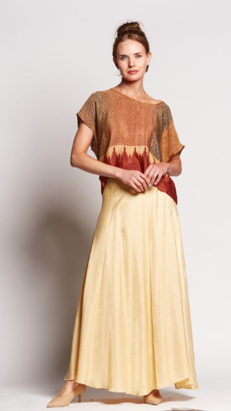FALDA ENVOLVENTE SHIMMER GOLD